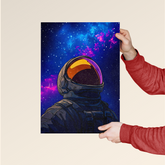Cosmic Wonder – Astronaut in Deep Space Poster